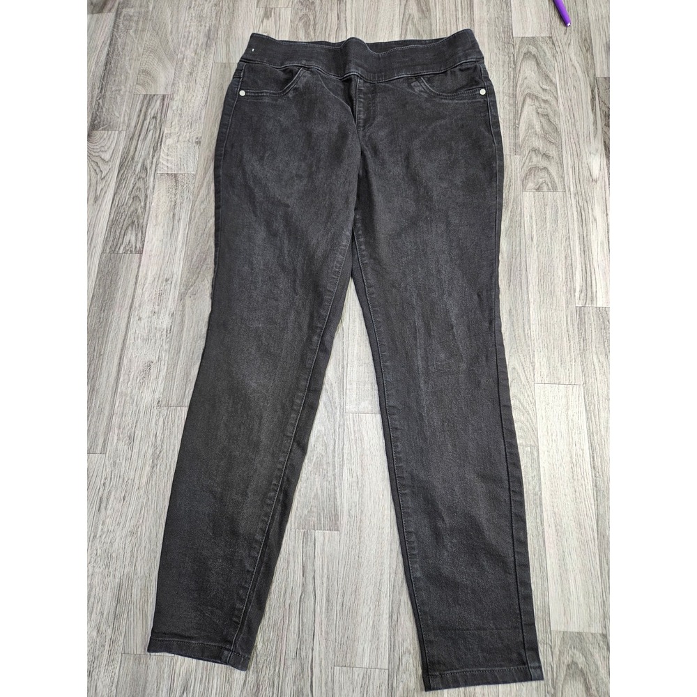 Simply Vera Vera Wang Jegging Women 12 Black Stretch Pull On Slim